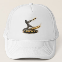 Cricket ren passion guld rörelse skum trucker hatt keps
