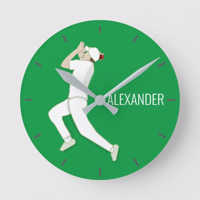 Cricket Rund Klocka (Framsida)