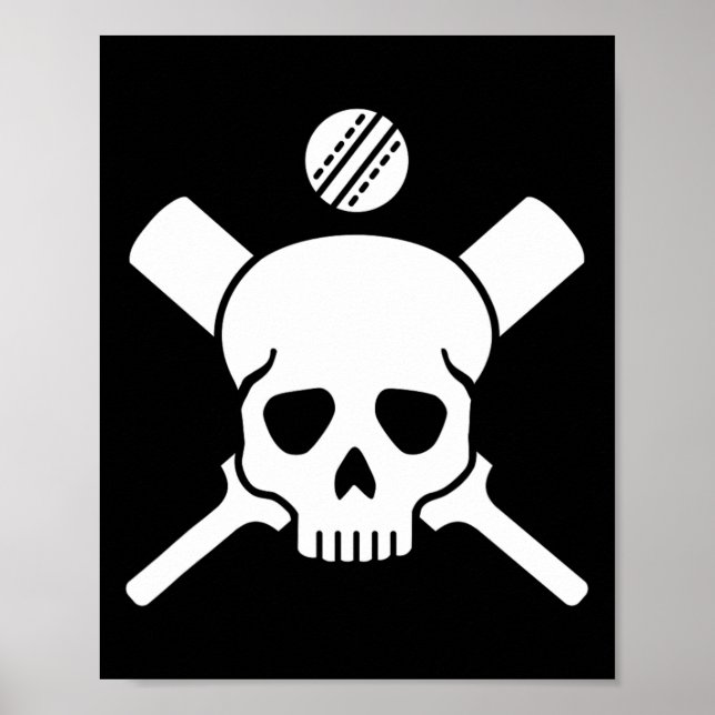 Cricket Skull  Poster (Framsidan)
