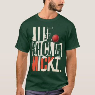 Cricket sover aldrig T20-tröja T Shirt