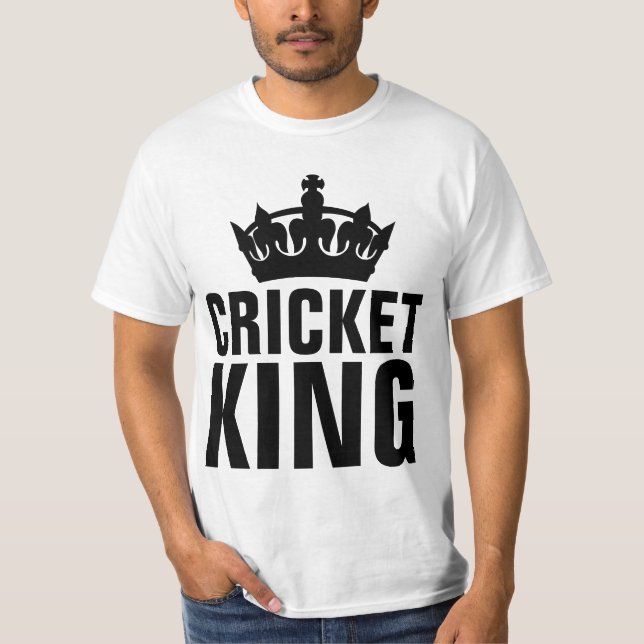 CRICKET-SPELET, CRICKET-KUNG T-shirts (Framsida)