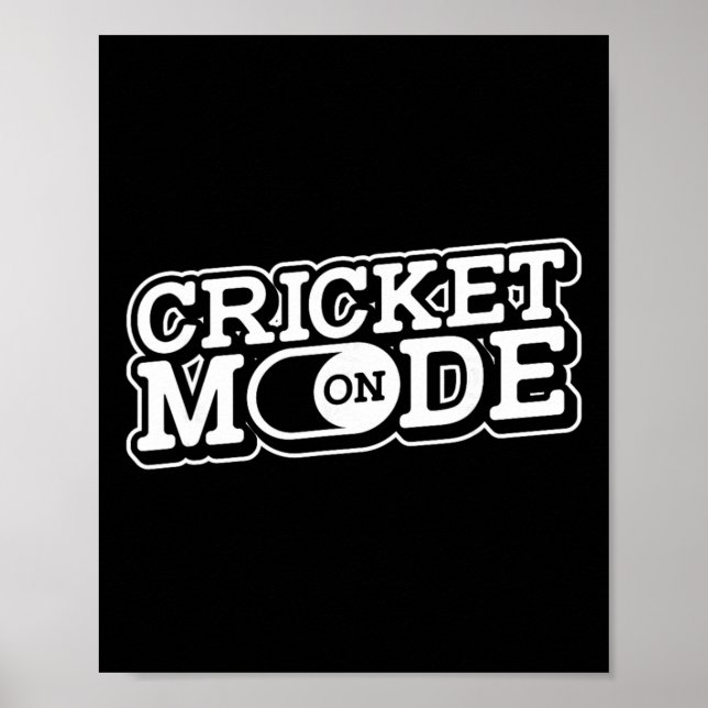 Cricket Sport Cricket T - Cricket Player  Poster (Framsidan)