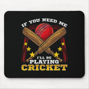 Cricket Sport Game Rolig Klädespresent Musmatta