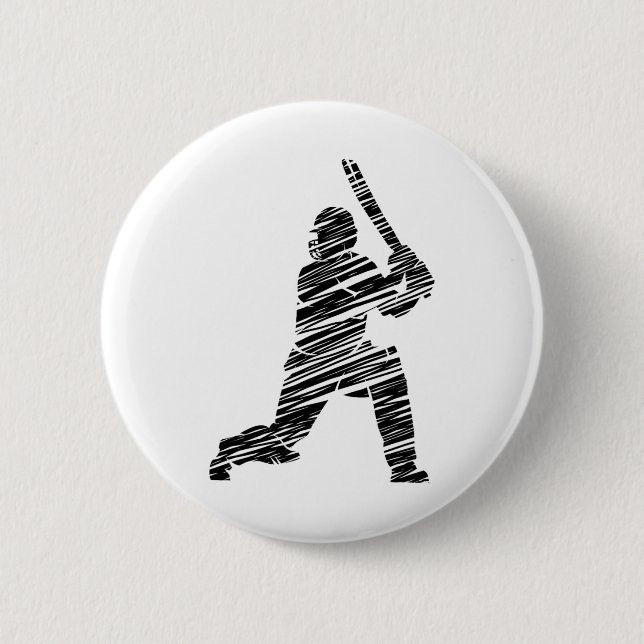Cricket Sport Player 8  Knapp (Framsida)