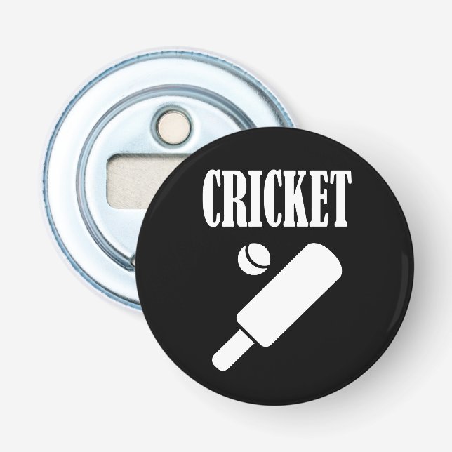 Cricket Sports Gift Flasköppnare (Framsidan)