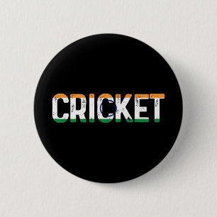 Cricket Sports Spelare Indien Cricket Knapp