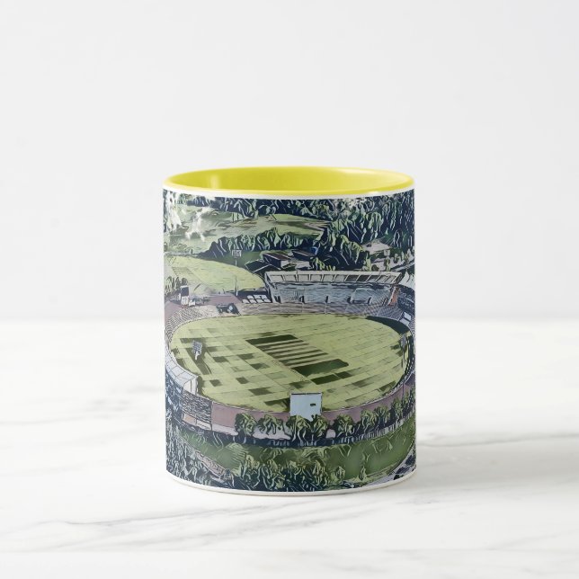 Cricket Stadium Art - Southampton, Hampshire Mugg (Center)