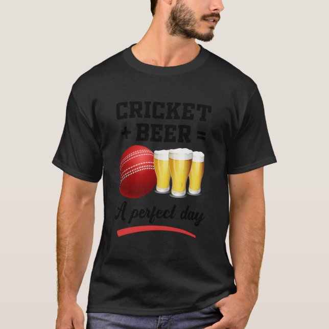 Cricket Students Cricketers T Shirt (Framsida)