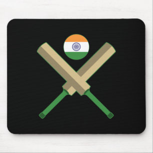 Cricket T Cricket Ll Indisk Flagga Indien Cricket Musmatta