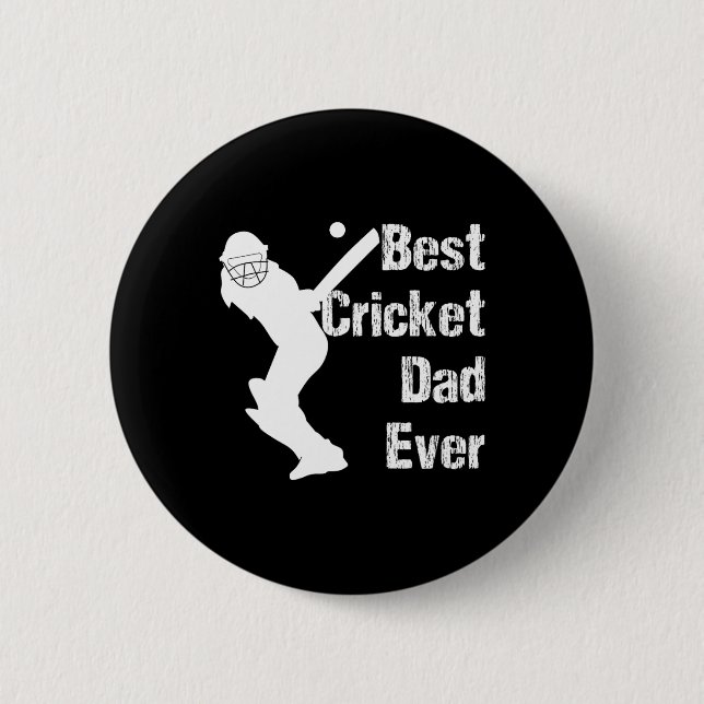 Cricket T Ll Tröja För Indiska Desi Cricket Pappor Knapp (Framsida)