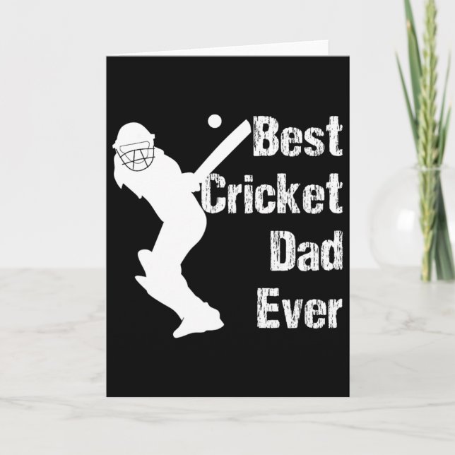 Cricket T Ll Tröja För Indiska Desi Cricket Pappor Kort (Framsida)