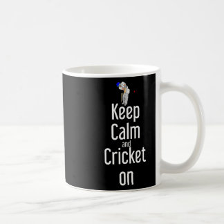 Cricket T Ll Tsman Håll Lugnt Och Cricket På Kaffemugg
