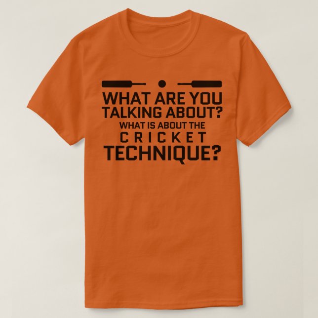 cricket t shirt (Design framsida)