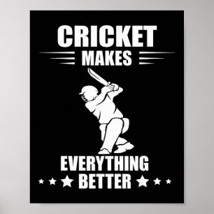 Cricket Team gör allt bättre Cricket T Cri Poster