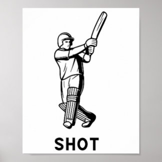 Cricket Tee Cricketer Cricketers India England Pak Poster