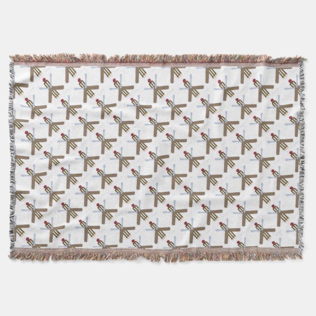 Cricket Throw Blanket Mysfilt (Framsidan)