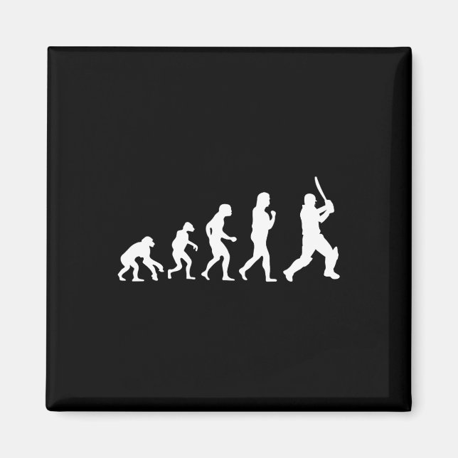Cricket Tsman Evolution För Cricketer Spelare Roli Magnet (Framsidan)