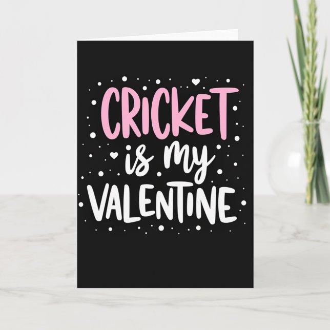 Cricket Valentine Greeting Card Kort (Framsida)
