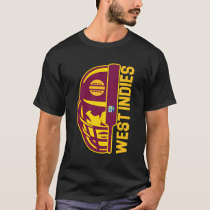 Cricket Väster, Fläkt Helmet Boll och Fladdermus T Shirt