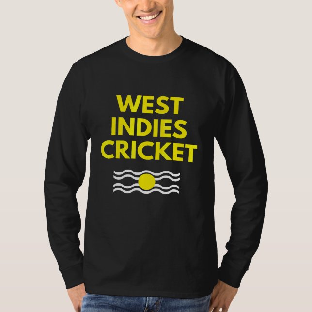 Cricket Väster Indies Windies 1 T Shirt (Framsida)