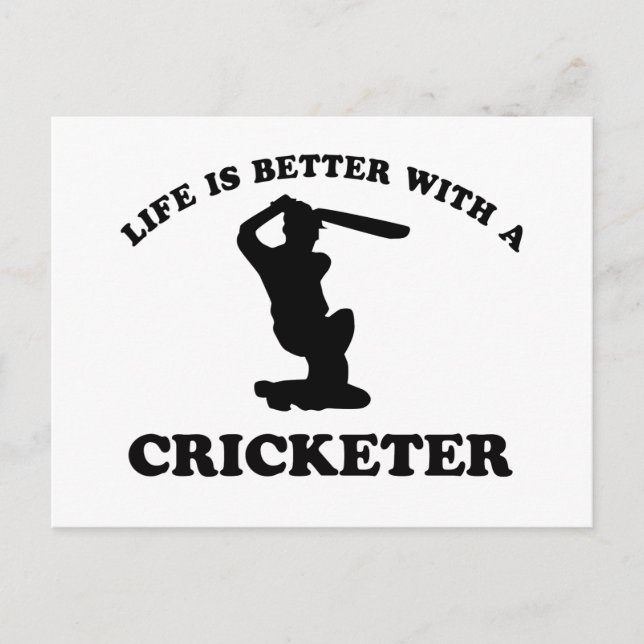 Cricket Vector-design Vykort (Framsida)