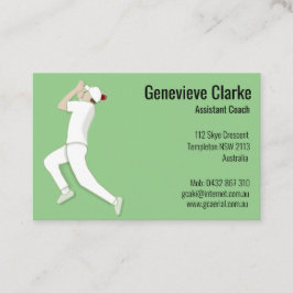 Cricket Visitkort