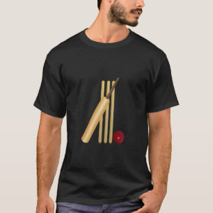 Cricket, Wicket, Fladdermus och Boll T Shirt