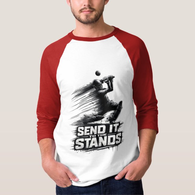 Cricket World Cup Power  T-Shirt (Framsida)