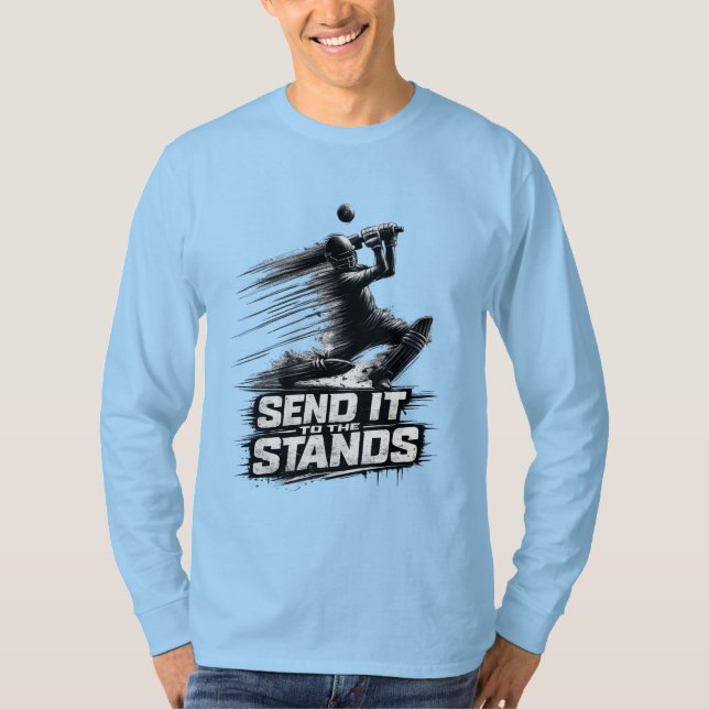 Cricket World Cup Power  T-Shirt (Framsida)