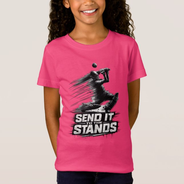 Cricket World Cup Power  T-Shirt (Framsida)