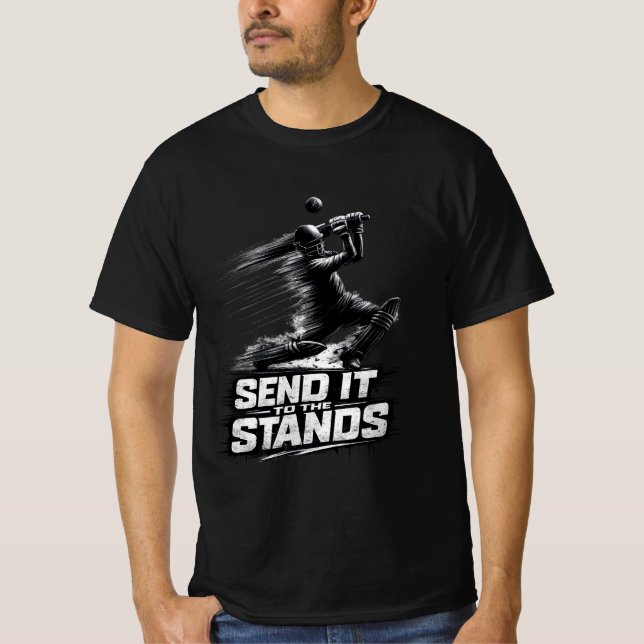 Cricket World Cup Power  T Shirt (Framsida)