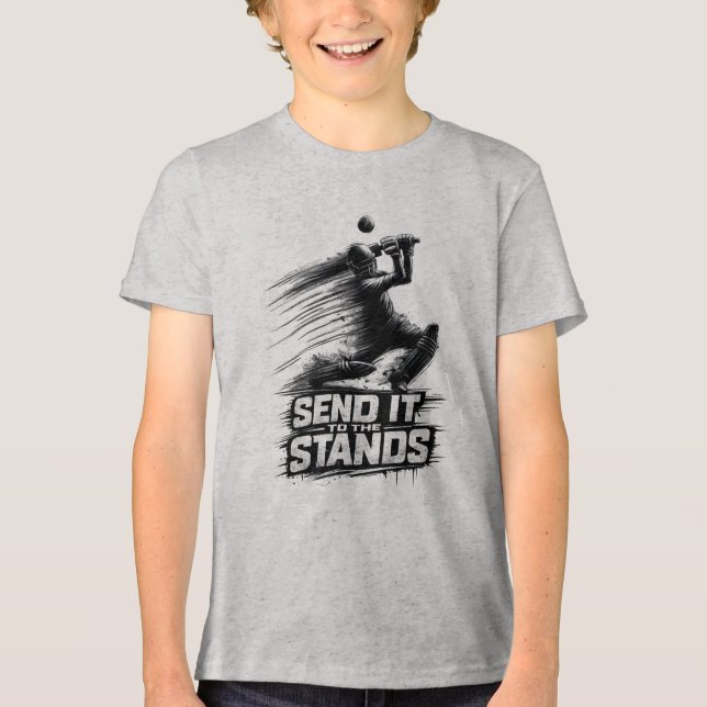 Cricket World Cup Power  T-Shirt (Framsida)