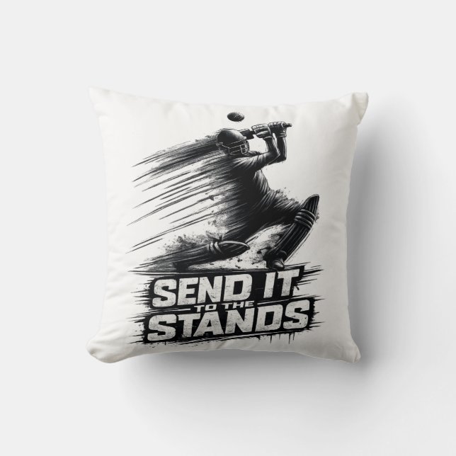 Cricket World Cup Power  T-Shirt Kudde (Framsida)