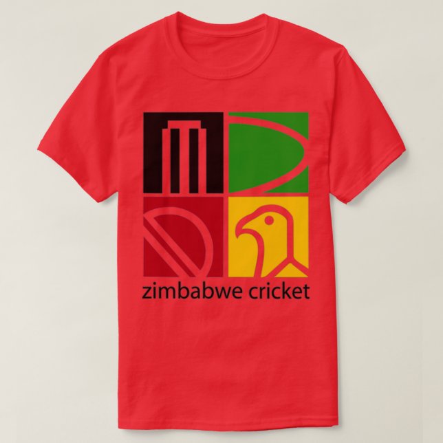 Cricket Zimbabwe T Shirt (Design framsida)