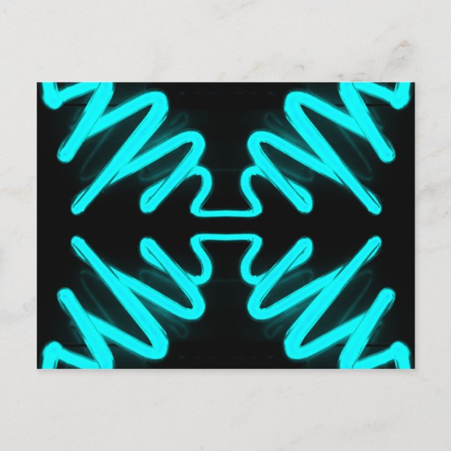 CricketDiane Art & Design Neon Turcos Vykort (Framsida)