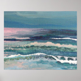 CricketDiane Beach Art Poster - Kricketens hav
