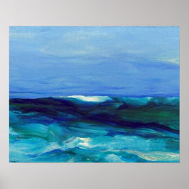 CricketDiane Ocean Beach Poster - Dam i havet