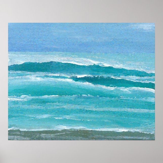CricketDiane Ocean Beach Poster - Skonsam Surfa (Framsidan)