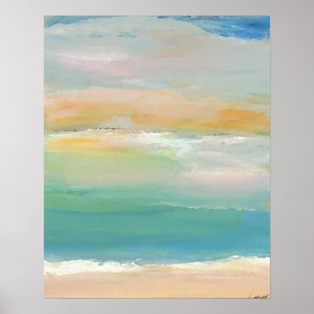 CricketDiane Ocean Beach Poster - sommardag (Framsidan)