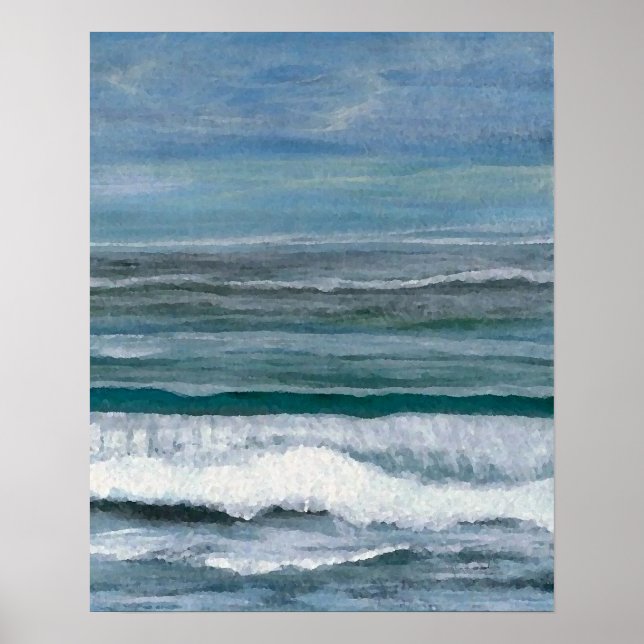 CricketDiane Ocean Poster - Blå oceanen (Framsidan)