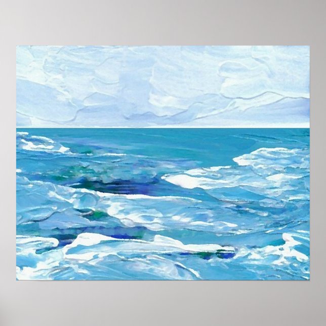 CricketDiane Ocean Poster - Bright Magic Sea (Framsidan)
