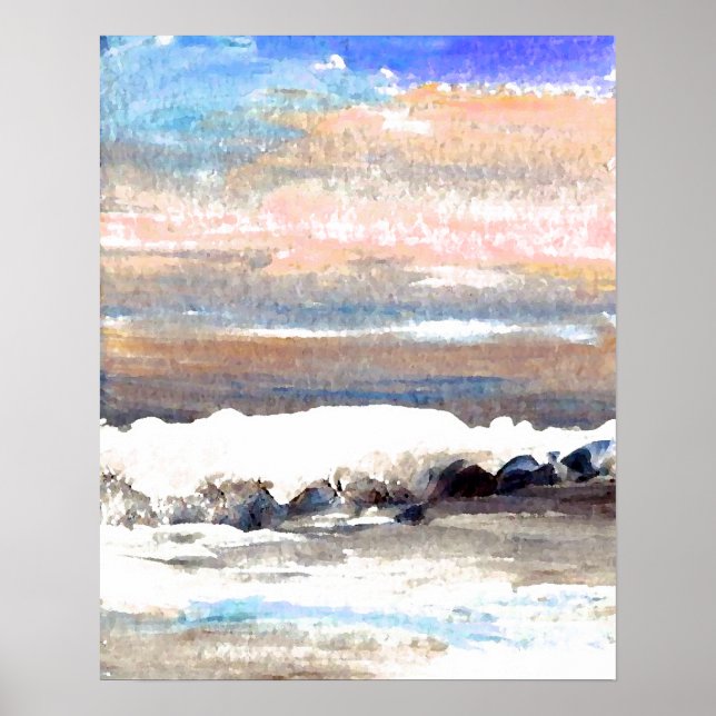 CricketDiane Ocean Poster - Brindle Sea (Framsidan)