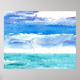 CricketDiane Ocean Poster - Ocean Calypso 2