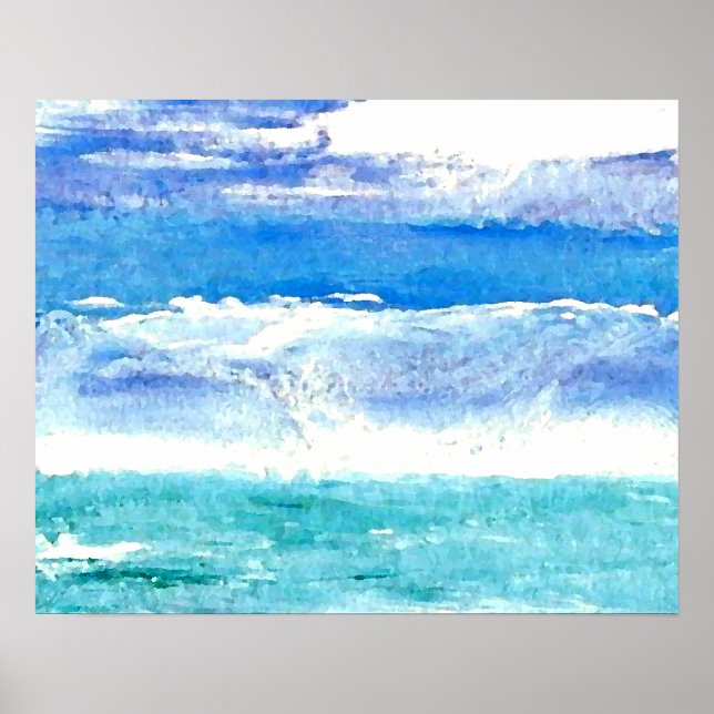CricketDiane Ocean Poster - Ocean Calypso 2 (Framsidan)