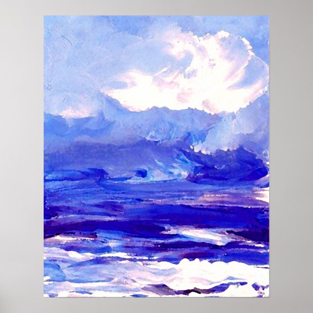 CricketDiane Ocean Poster - Oceans Sjölandskap Sån (Framsidan)
