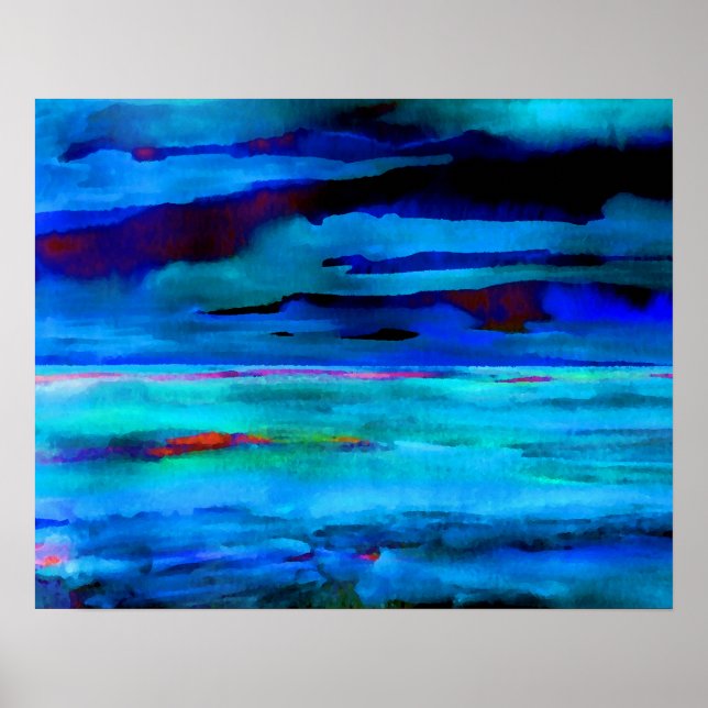 CricketDiane Ocean Poster - Sea Blue Sea (Framsidan)