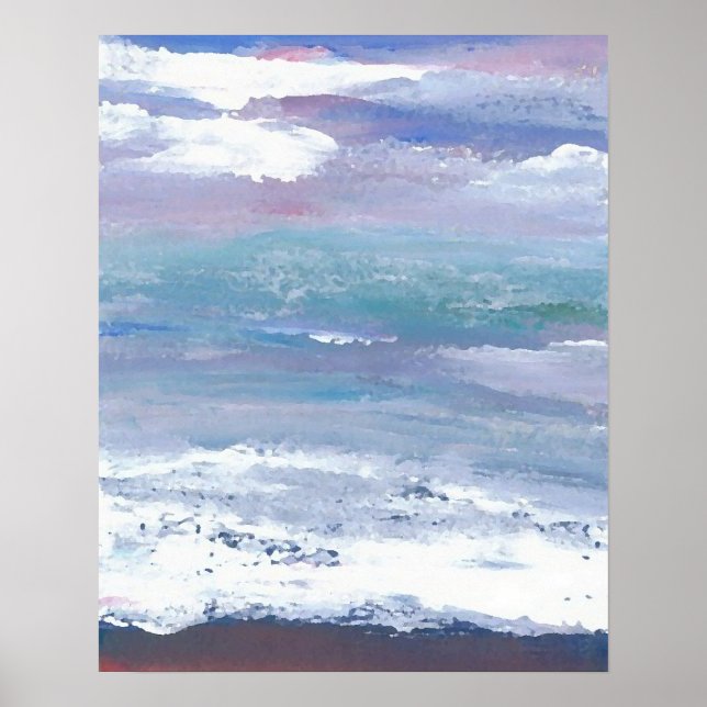 CricketDiane Ocean Poster - Sea Moonscape (Framsidan)