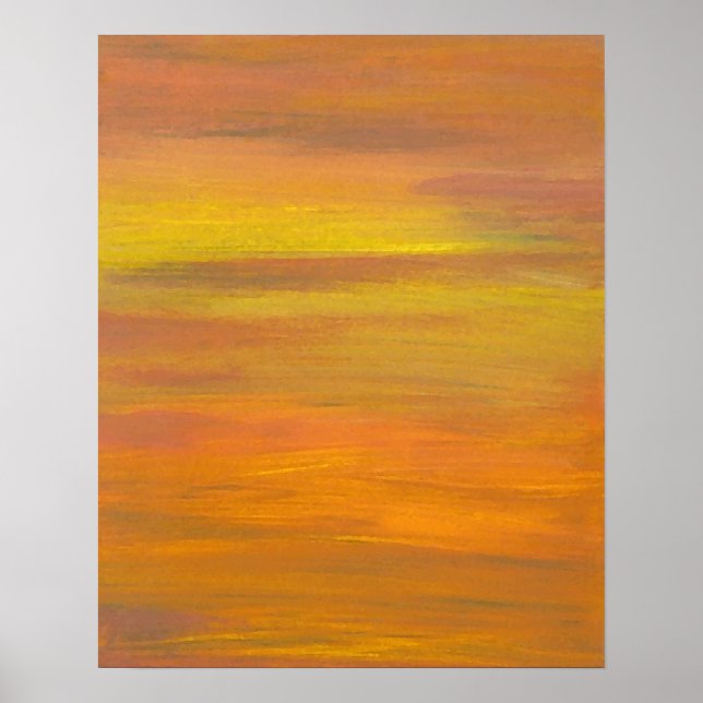 CricketDiane Ocean Poster - Sunset's Golden Färg (Framsidan)