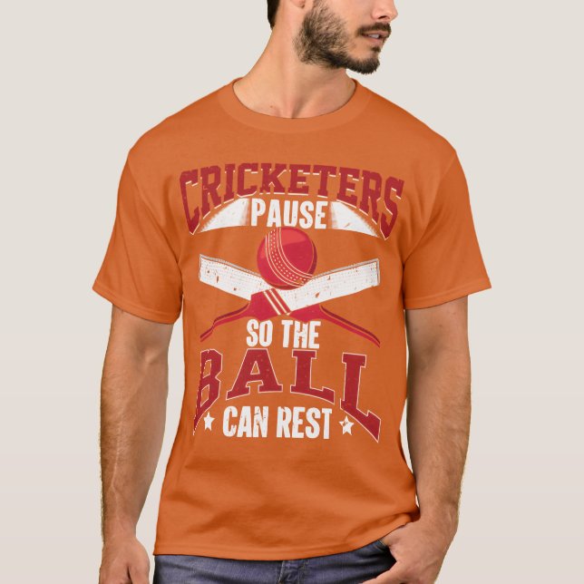 Cricketer Lifestyle Sports Cricketing Game Gifts b T Shirt (Framsida)
