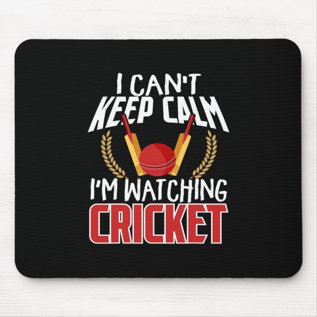 Cricketfanmode Pionjär Cricket Spelare Cricket Musmatta (Framsidan)